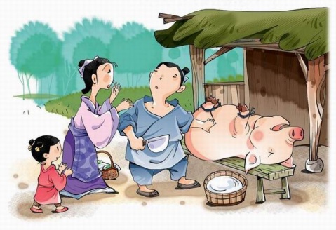 文言文《曾子杀彘》翻译及道理分析 - 古诗文言文