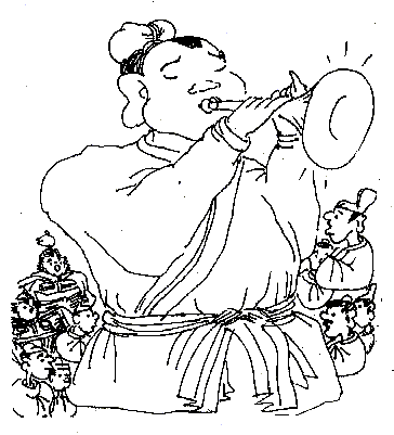 王磐《朝天子咏喇叭》赏析注释及翻译 - 古诗文言文